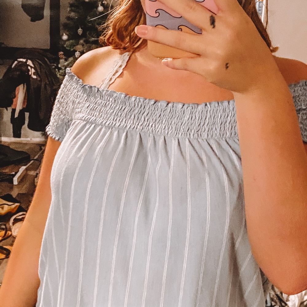 striped top